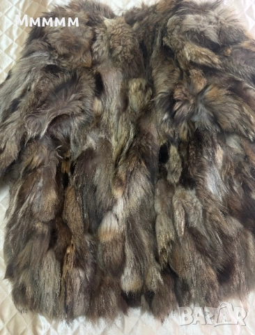 Палто от лисица естествен косъм, снимка 3 - Палта, манта - 52338939
