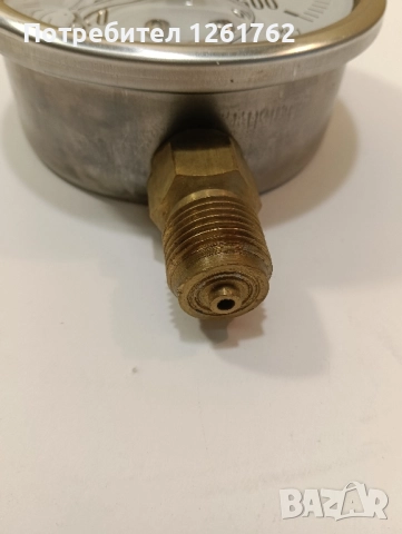 Mанометър(AUSTA) :0-600BAR, снимка 4 - Резервни части за машини - 51798881