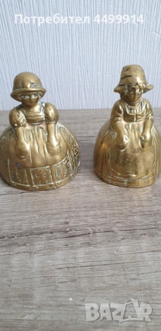 Стари камбани,месинг бронз,метал,фигура,камбана, снимка 2 - Антикварни и старинни предмети - 54200989