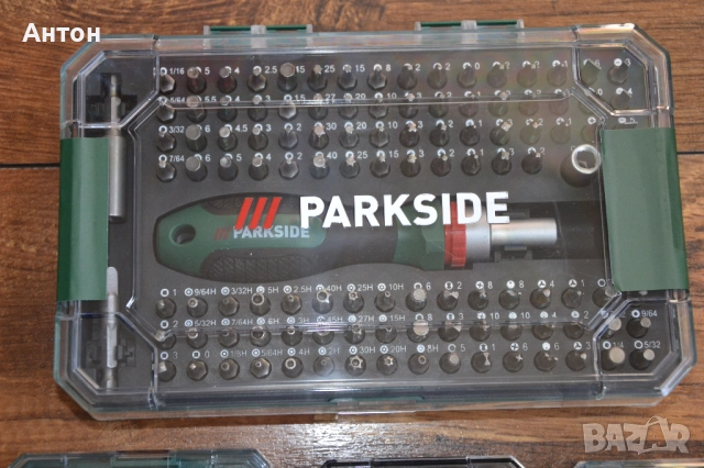 Нов комплект отверка с накрайници Parkside 115 части