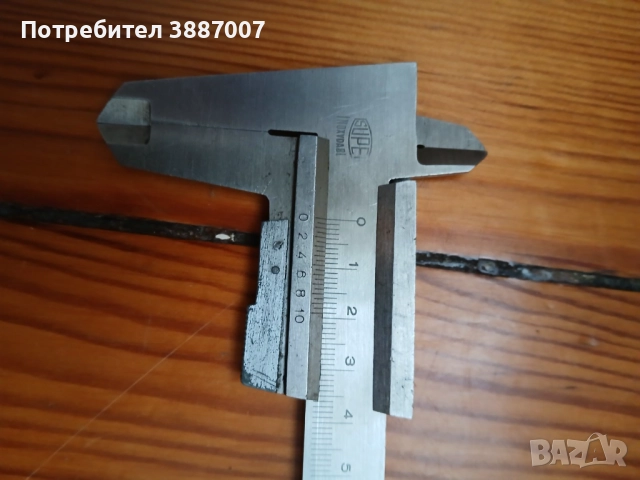 Шублер Български 150мм., снимка 5 - Измервателни инструменти - 52683332