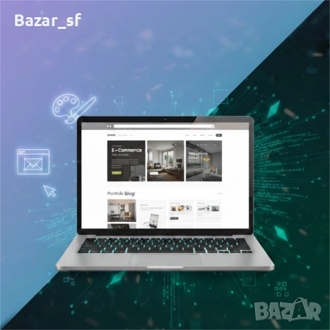 Уебсайтът вече не е лукс. Професионален дизайн за жълти стотинки, снимка 2 - Други услуги - 53520796