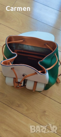 TendenZ - дамска раница в зелен цвят, снимка 7 - Раници - 52429479