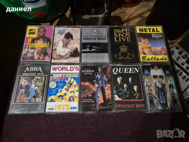 Куфарче с 30 бр. оригинални, лицензирани и пиратски касети с хубава музика, снимка 4 - Аудио касети - 54173523