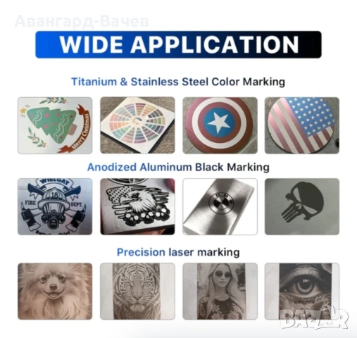 Cloudray GM серия GM-2.5D-100 100W автофокус Mopa фибърен лазерен гравер, снимка 15 - Други машини и части - 53486683