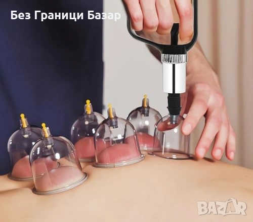 Нови Вендузи за вакуум масаж 16 броя голям размер за гръб тяло мускули , снимка 3 - Други - 53815939