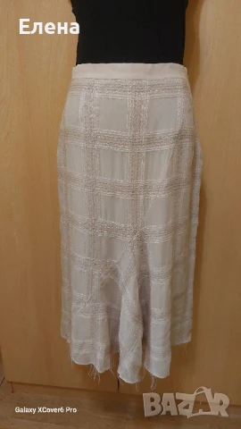 Пола Intrend Max Mara.100% коприна. размер S., снимка 9 - Поли - 50488421