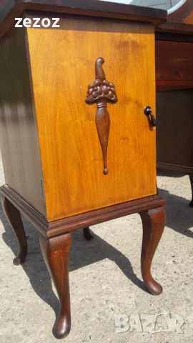 Ретро тоалетка масив-№95, снимка 4 - Тоалетки - 52606315