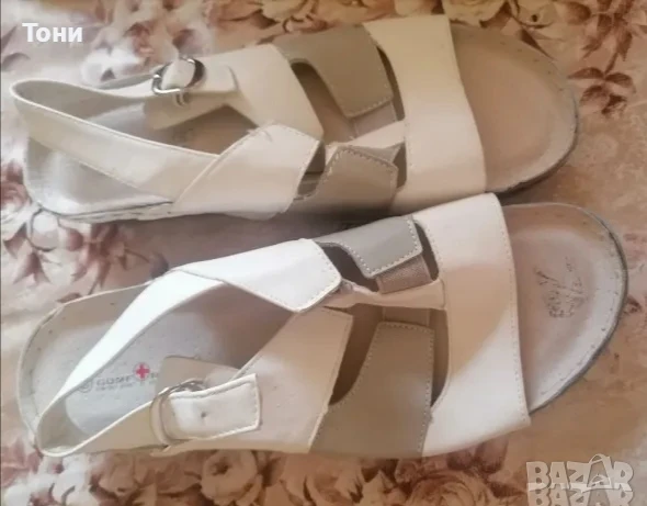 Дамски Сандали Изцяло от Естествена Кожа 39