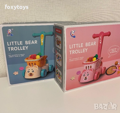 Количка за пазаруване с продукт, зеленчуци за рязане, снимка 4 - Образователни игри - 53047172