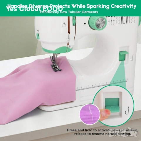 Електрическа шевна машина 12 програми, снимка 2 - Други инструменти - 53735667