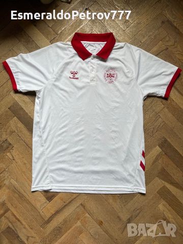 Мъжка футболна тениска Дания, снимка 1 - Спортни дрехи, екипи - 45824788