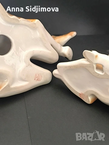 Руски порцелан ЛФЗ статуетка , снимка 3 - Статуетки - 54236331