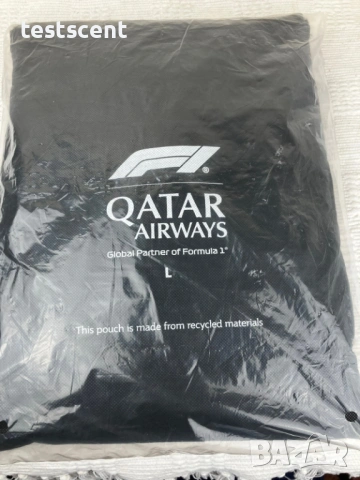 Комплект унисекс пижама Qatar Airways Business Class x Formula 1 – унисекс, размер M, нов запечатан, снимка 7 - Пижами - 53954579