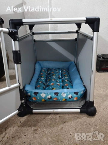 Алуминиева клетка, снимка 3 - За кучета - 54015405