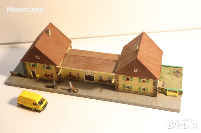 FALLER? KIBRI? VOLLMER? H0 1/87 СГРАДА КЪЩА ВАГОН ВЛАК ЖП, снимка 8 - Колекции - 53742994