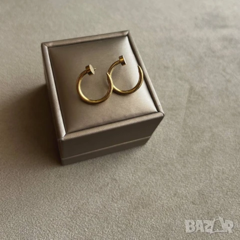 обеци от стомана , снимка 4 - Обеци - 51052832