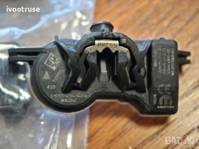 Датчици налягане гуми TPMS Tire Sensor Jeep Renegade 2014 - 2024 53305555 53474795 68193586AA 433MHz, снимка 2 - Аксесоари и консумативи - 53707121