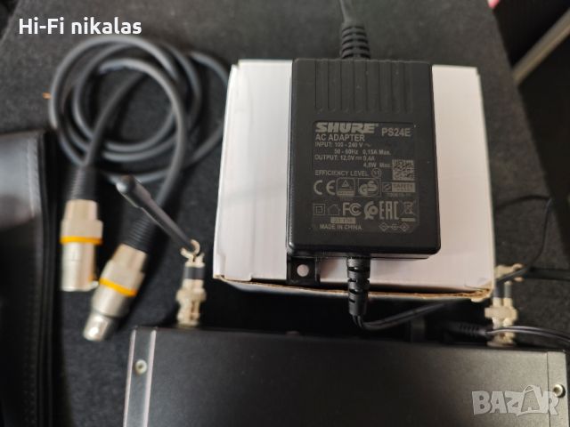 безжичен професионален микрофон модем SHURE BLX4R BETA 58A BLX2, снимка 6 - Микрофони - 46260897