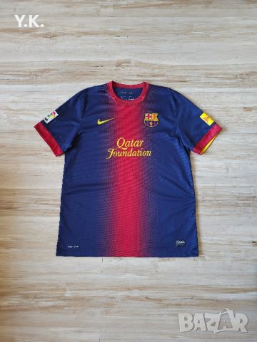 Оригинална мъжка тениска Nike Dri-Fit x F.C. Barcelona x Messi / Season 12-13 (Home), снимка 1 - Тениски - 46084848