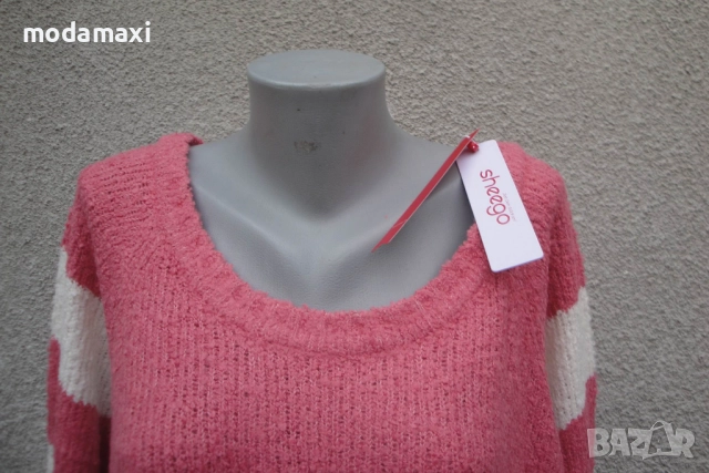 4XL Нов  пуловер Sheego , снимка 3 - Блузи с дълъг ръкав и пуловери - 52237029