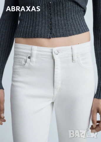 Бели дънки Mango, снимка 3 - Дънки - 53214107