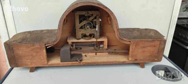 Стар каминен часовник Kienzle, снимка 4 - Антикварни и старинни предмети - 50443397