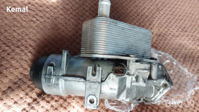 Корпус маслен филтър BMW E46 320d с охладител, снимка 4 - Части - 53865361