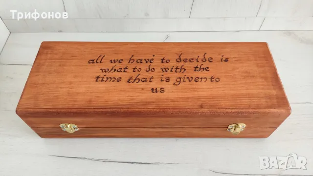 "Gandalf" лула със стойка и кутия - ръчна изработка, снимка 2 - Лули - 50420171