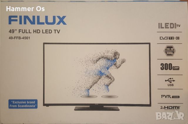 49-инчов FULL HD LED телевизор FINLUX, снимка 9 - Телевизори - 45428275