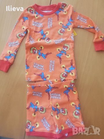Памучна пижама, снимка 1 - Детски пижами - 46459350