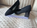 елегантни обувки с дебел ток 38 номер, снимка 2