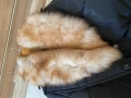 Дамско зимно яке от естествен косъм , снимка 3