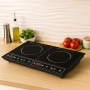 Двоен индукционен котлон Royalty Line RL-DIP4000.2 - 1400W+2000W, 80°C- 270°C, Кристална плоча, снимка 8