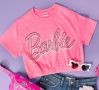 Тениска Barbie, снимка 1 - Тениски - 45557414