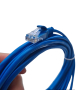 LAN кабел 5 метра, UTP PATCH, с конектори RJ45, син, НОВ, снимка 2