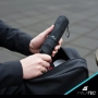 Автоматичен чадър 110 см - голям, сгъваем, ветроустойчив със защитен калъф , снимка 5
