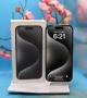 ГАРАНЦИОНЕН!!! Apple iPhone 15 Pro, 256GB, 5G, Black Titanium  , снимка 1