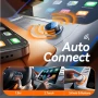 Cleviton - Apple Carplay безжичен адаптер, Bluetooth 5.3 и WiFi 6, USB A/C, черен, снимка 3