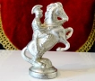 Фигура от калай Римски воин конник,ездач,155 гр. , снимка 1