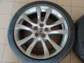 4бр. ал. джанти Mazda 6 (оригинални) 5x114,3 , 7,5x19 , ET45 с гуми 225/45/19 Michelin, снимка 5