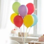 6492 Комплект цветни балони с дръжки, 10 броя, снимка 8