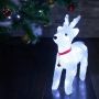 Бяло светещо еленче на батерии, снимка 8