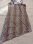 Асиметрична копринена дамска рокля, снимка 1 - Рокли - 45481062