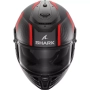 Мото Каска SHARK Spartan RS CARBON SHAWN Gloss Red/Gray ,очила, снимка 3