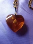 Гердан с кехлибар Сърце, снимка 9