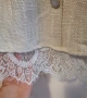 Комплект пола и елек с френска дантела , снимка 2