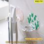 Кръгъл пластмасов органайзер за самобръсначки, паста и четка за зъби - КОД 3701, снимка 1