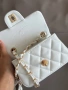Дамска бяла чанта chanel , снимка 6