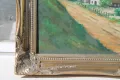 Стара европейска картина  масло върху платно, снимка 2